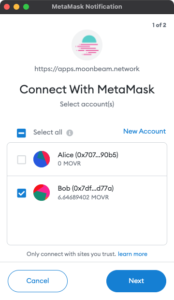 Connect with Metamask